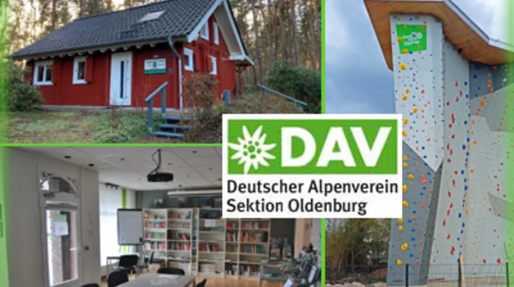 Collage aus mehreren Fotos Hütte Turm Geschäftsstelle | © Sektion/Oldenburg