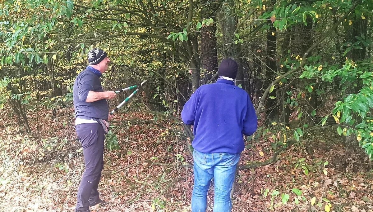 Hüttenarbeit 2025 | © Werner Kaltenborn Hüttenarbeit 2025 | © Werner Kaltenborn