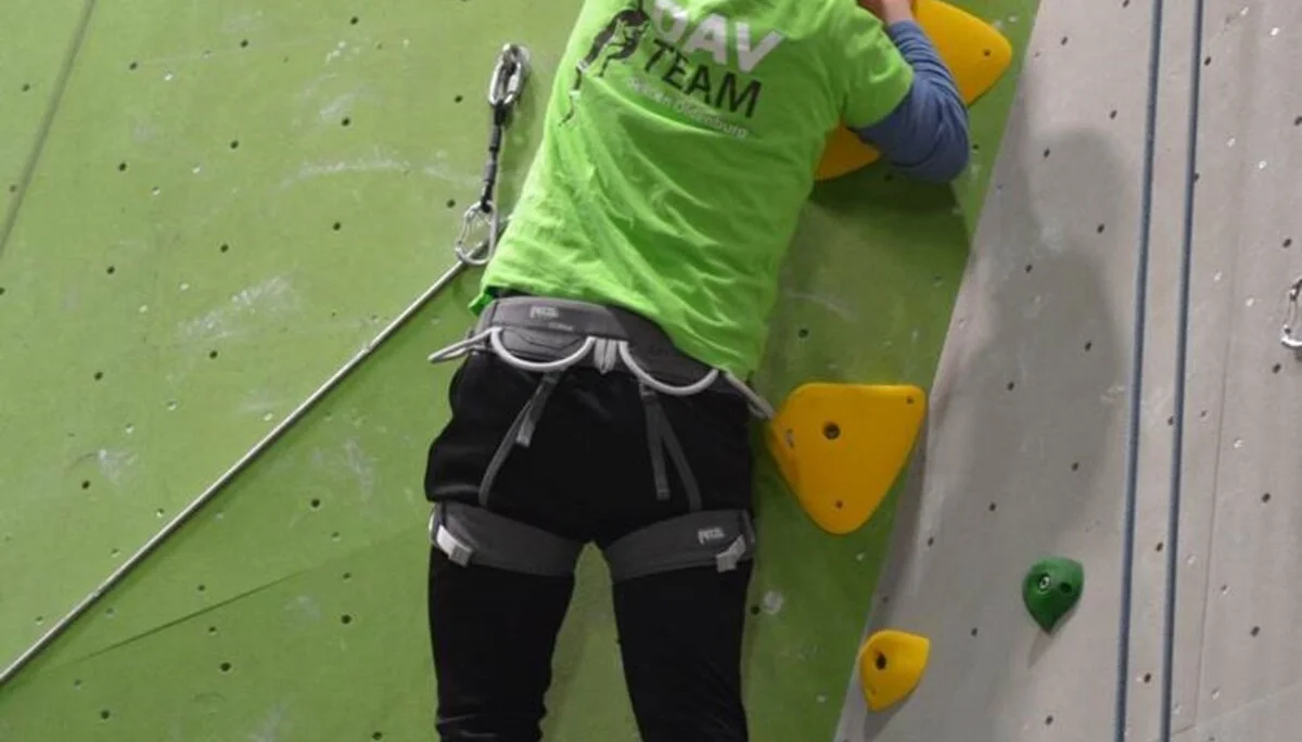 Kletterer bei den Special Olympics Niedersachsen | © Ralf Holtgrefe