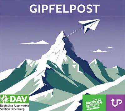 Logo für den Newsletter Gipfelpost-KI generiert | © Elena Selders