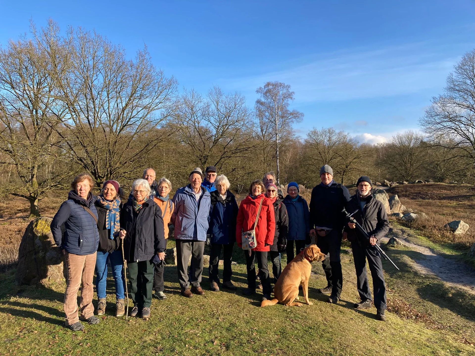 Wandergruppe mit Hund | © Frank Görisch