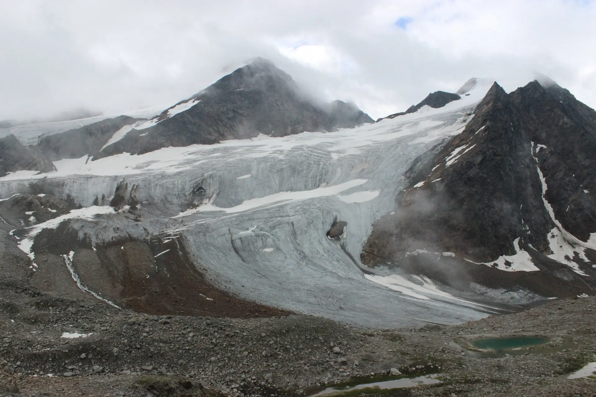 Blick auf den Hangender Ferner und den Karlesferner. | © DAV / Karl Dörnemann